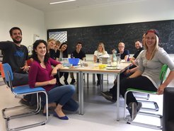 Typical lunch hour for the lab
